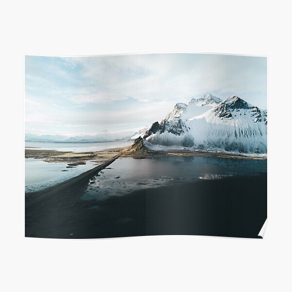 Islandia desde arriba - Fotografía del paisaje Póster