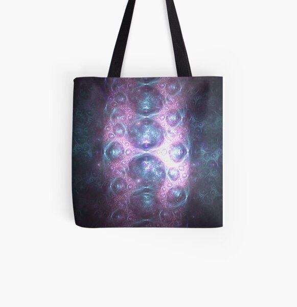 Chi Traveling to Heal With Power and Quickness | Fractal Art All Over Print Tote Bag