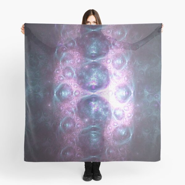 Chi Traveling to Heal With Power and Quickness | Fractal Art Scarf