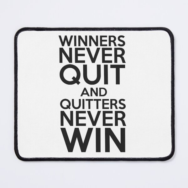 Item preview, Winners Never Quit designed and sold by della95.