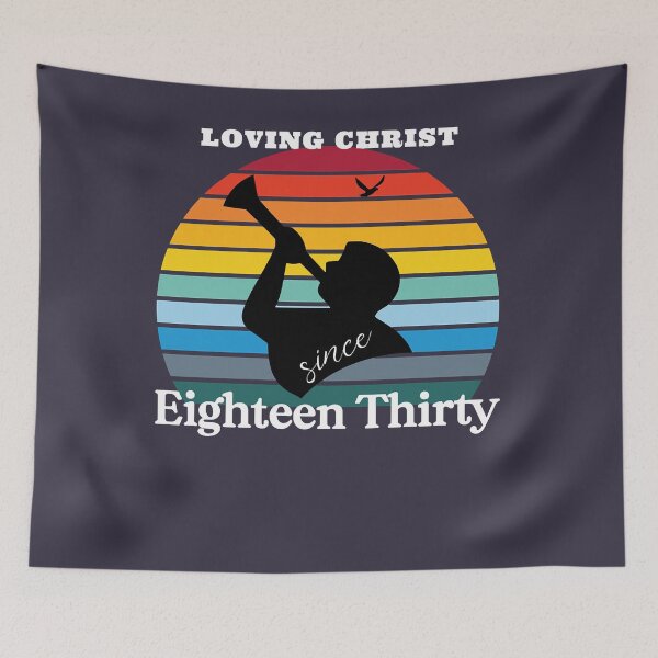 Item preview, Funny Man latter day saints christian Loving Christ Since Eighteen Thirty designed and sold by PaulMulenix87.