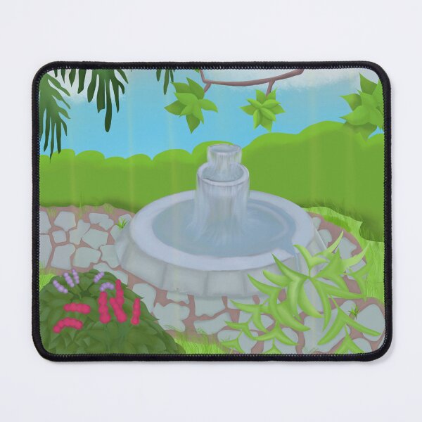 Item preview, Abandoned fountain watercolor  designed and sold by RandiMullins.