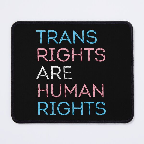 Item preview, Trans Rights Are Human Rights. Transgender Pride designed and sold by Subtle Pride Shop.