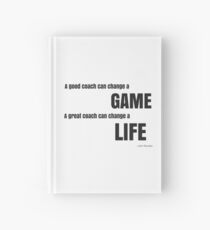 Cuaderno de tapa dura Gran entrenador John Wooden Quote