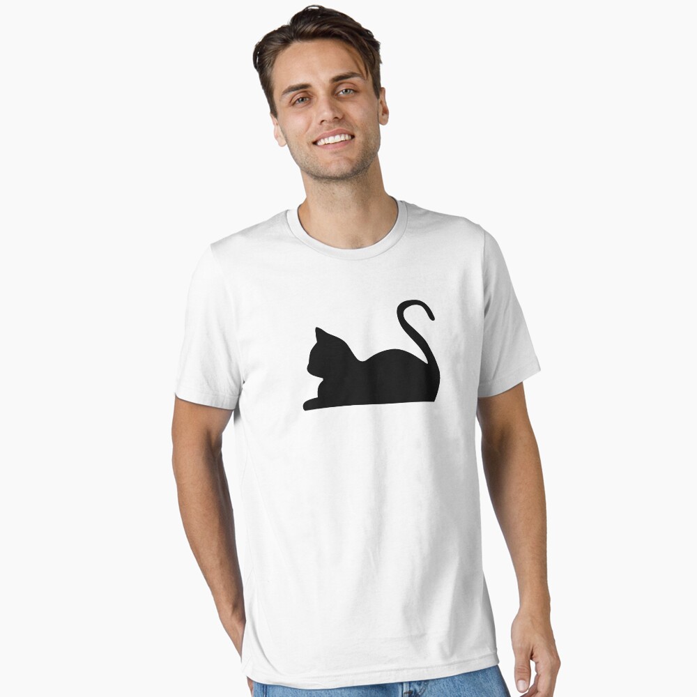 Vista previa del artículo con la obra «Camiseta esencial», diseñado y vendido por SilhouetteShop.