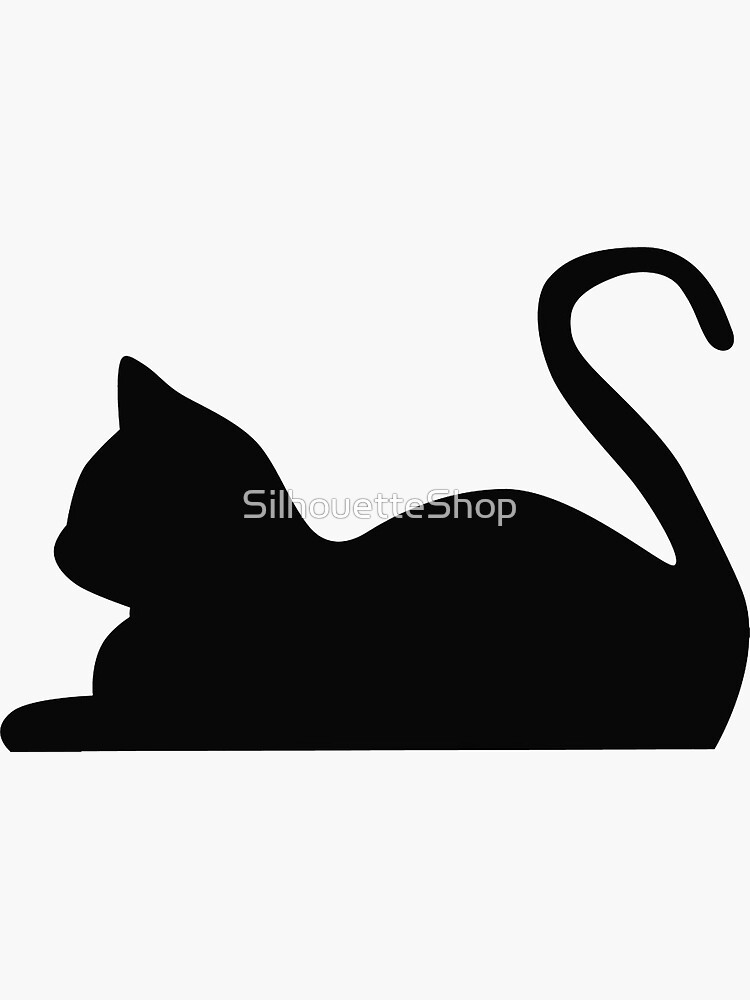 Imagen 3 de 3, Pegatina con la obra Gato, diseñada y vendida por SilhouetteShop.