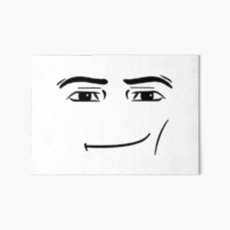 Roblox Man Face | Photographic Print