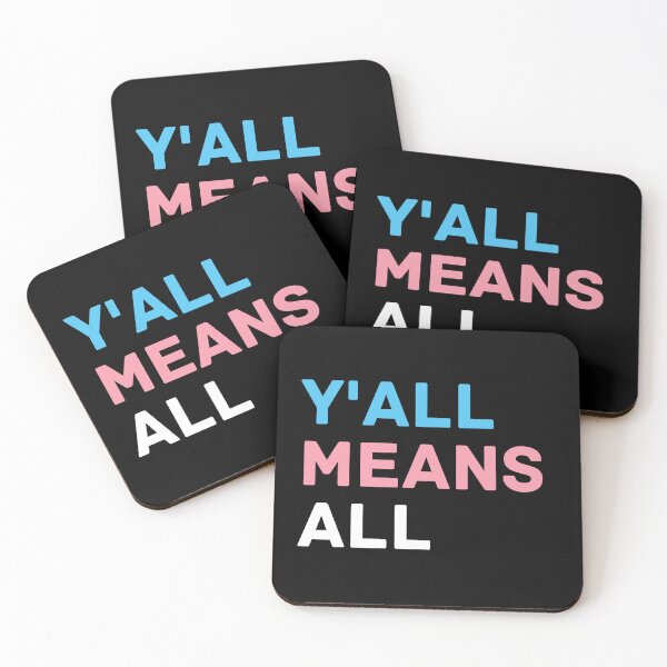 Item preview, Y'all Means All Trans Texas. Transgender Pride designed and sold by Subtle Pride Shop.