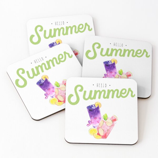 Item preview, Hello Summer Drink designed and sold by Bookish Blossom.