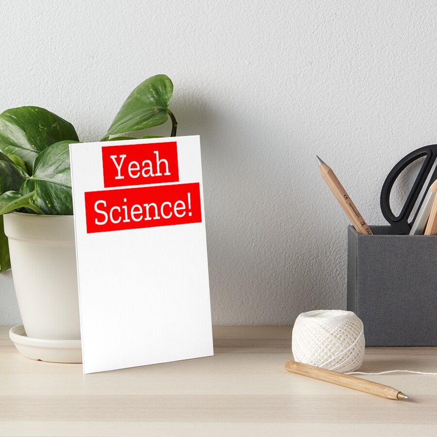 "YEAH SCIENCE! Jesse Pinkman Breaking Bad Essential Design" Art Board