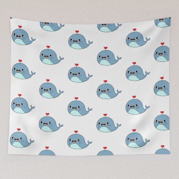 Item preview, Kawaii Blue Whale designed and sold by kawaiilife.