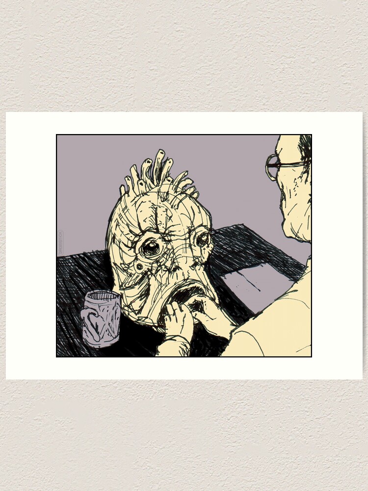 The Mugwump Naked Lunch Art Print By Thedrumstick Redbubble