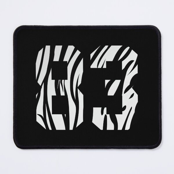 Item preview, Zebra Pattern Number 83 Sticker designed and sold by verarheaf9.