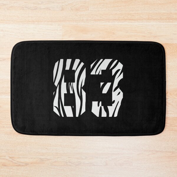 Item preview, Zebra Pattern Number 83 Sticker designed and sold by verarheaf9.