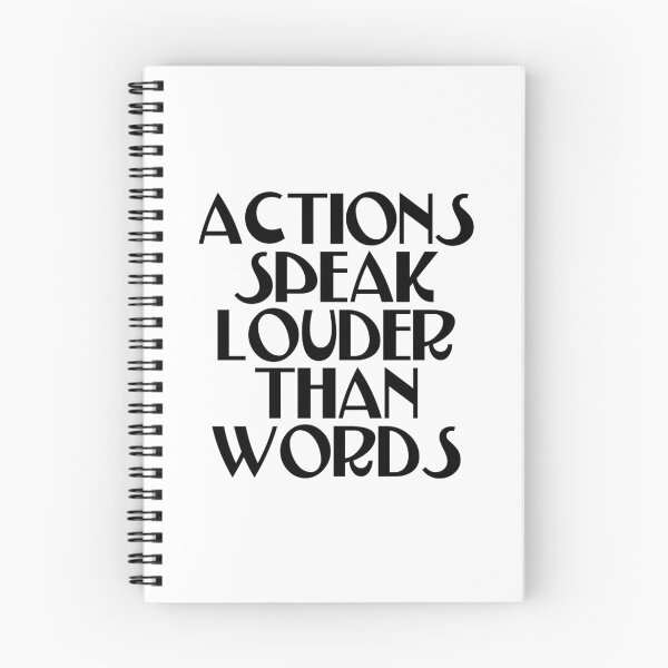 Item preview, Actions Speak Louder Than Words - Make A Difference designed and sold by JourneyCreative.