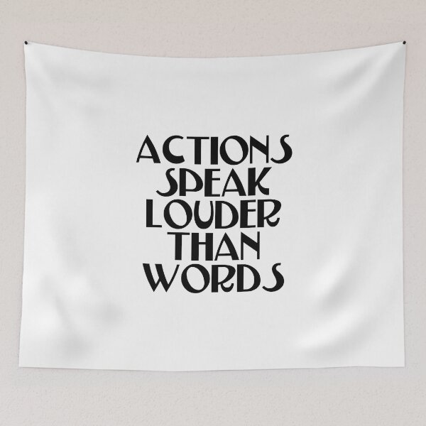 Item preview, Actions Speak Louder Than Words - Make A Difference designed and sold by JourneyCreative.