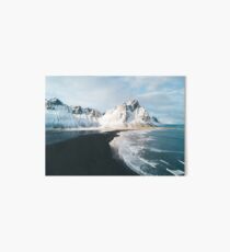 Iceland beach at sunset - Landscape Photography Art Board