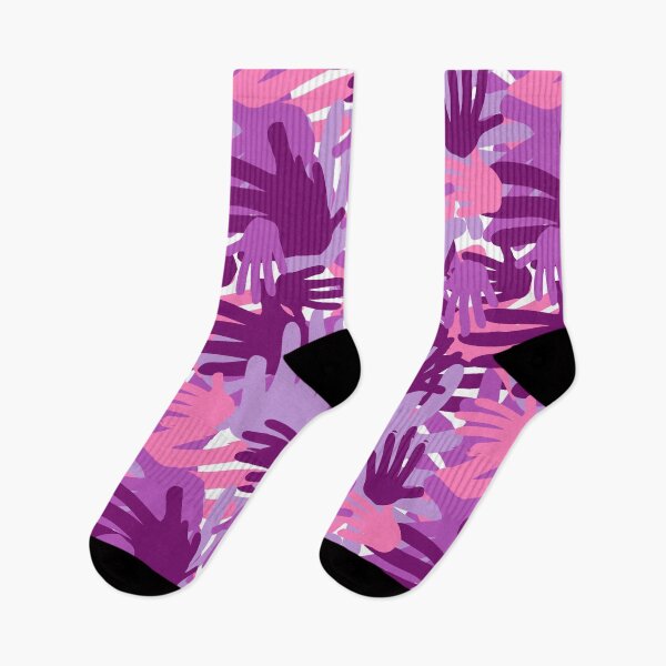 Item preview, Give Us A Hand (purple) designed and sold by MatchTheDrapes.