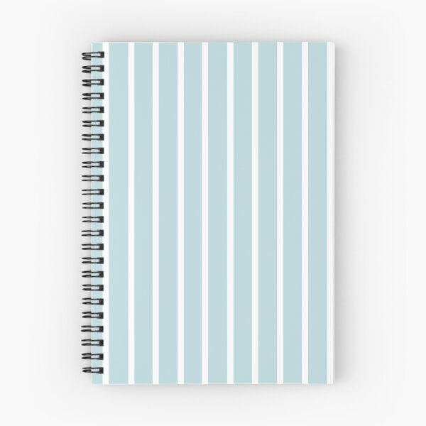 Item preview, Muted Blue and White Chunky Stripes designed and sold by BeJolley.