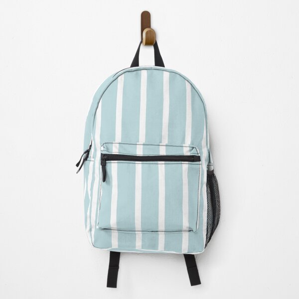 Item preview, Muted Blue and White Chunky Stripes designed and sold by BeJolley.
