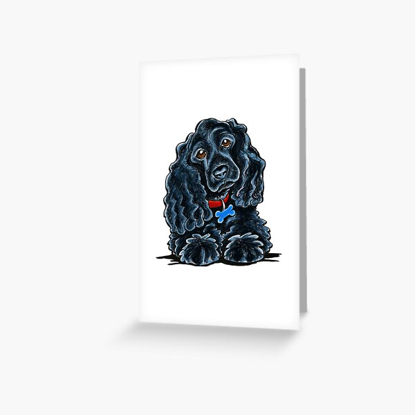 Cocker Spaniel Fitz Greeting Card