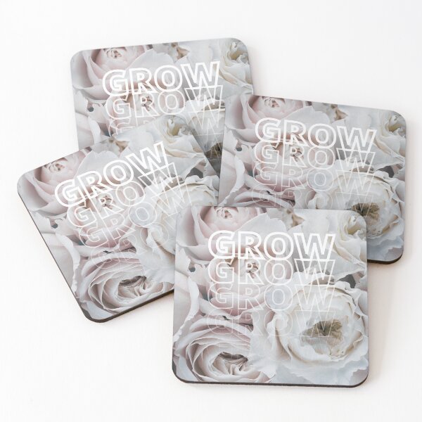 Item preview, GROW (above) - Dreamy White Flowers designed and sold by AliceSLee.
