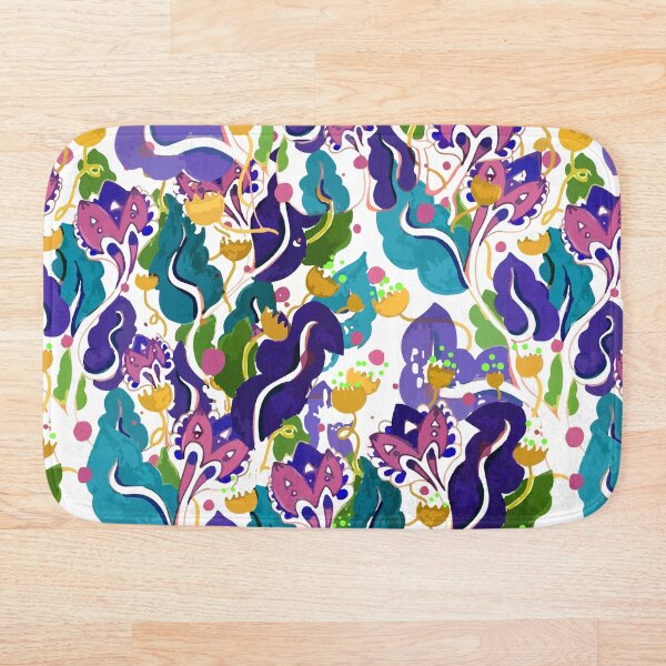 Item preview, "Aubergine" Floral Dance designed and sold by Elocin Artworks.