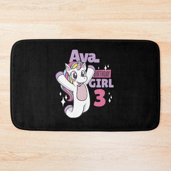 Item preview, AVA BIRTHDAY FOR HER 3RD BIRTHDAY designed and sold by sobriowslen.