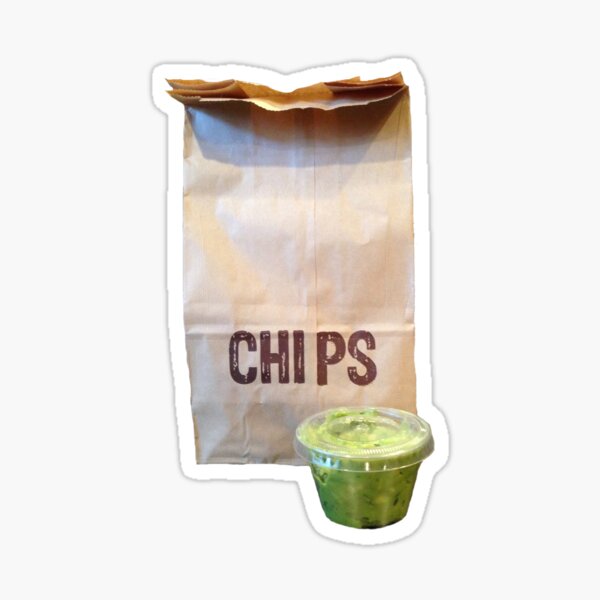 Chipotle Chips & Guac Sticker