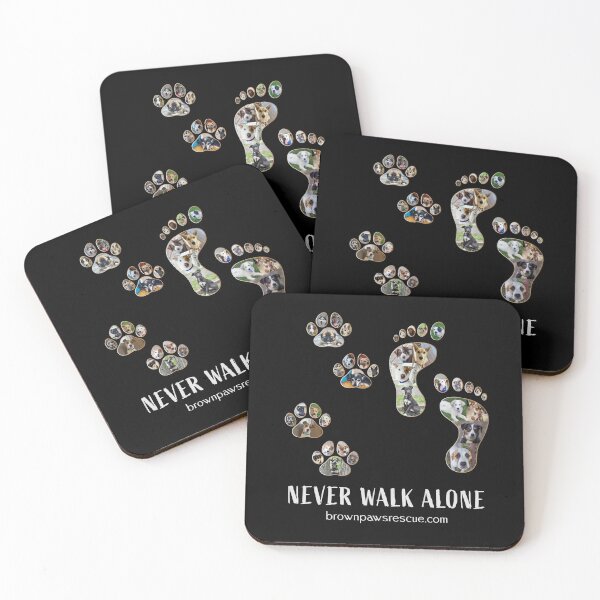 Item preview, Never Walk Alone designed and sold by BrownPawsRescue.