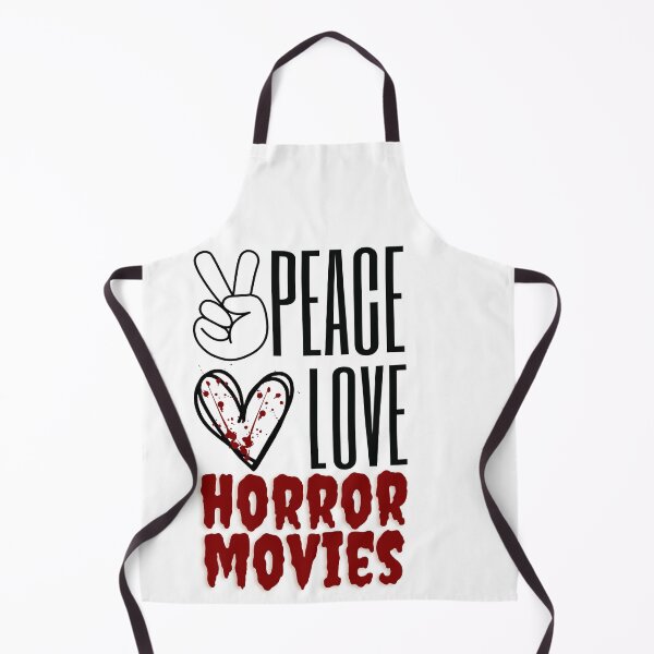 Item preview, Peace love and Horror movies designed and sold by Oreo2020 Creations.