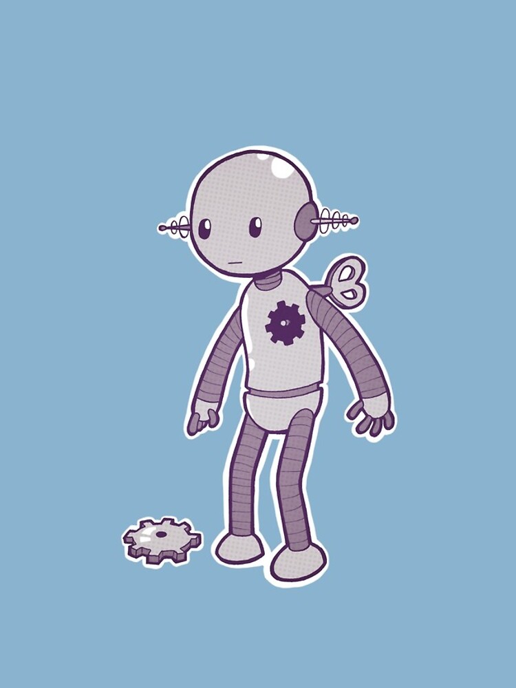 Lonely Robot by ollierayart