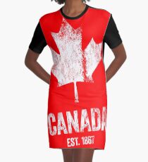 Canada - Established 1867 Graphic T-Shirt Dress
