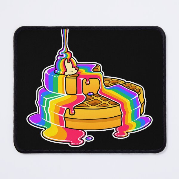 Item preview, LGBT Pride Waffles - Gay Rainbow designed and sold by flannmoriath.