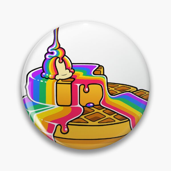 Item preview, LGBT Pride Waffles - Gay Rainbow designed and sold by flannmoriath.
