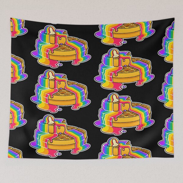 Item preview, LGBT Pride Waffles - Gay Rainbow designed and sold by flannmoriath.