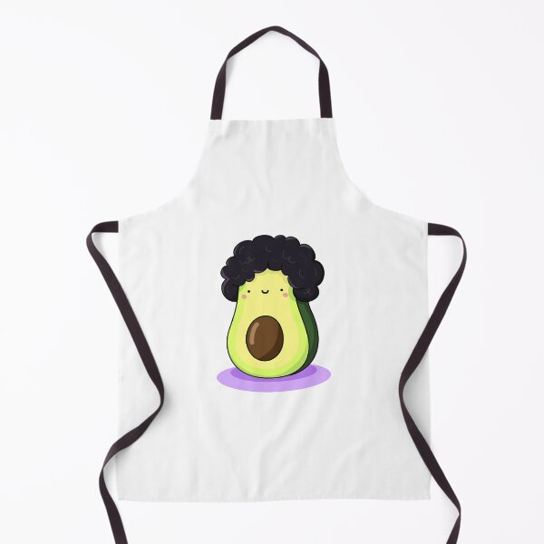 Item preview, Kawaii Avocado with Afro designed and sold by kawaiilife.