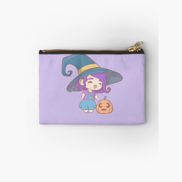 Item preview, Linda bruja chibi con su amiga calabaza designed and sold by QueerAdventure.