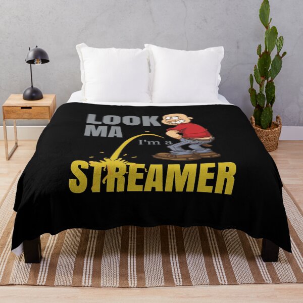 Item preview, Look Ma Im a streamer T-Shirt Design Logo designed and sold by TePrintz.