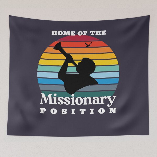 Item preview, Retro Vintage latter day saints god Home Of The Missionary Position designed and sold by PaulMulenix87.