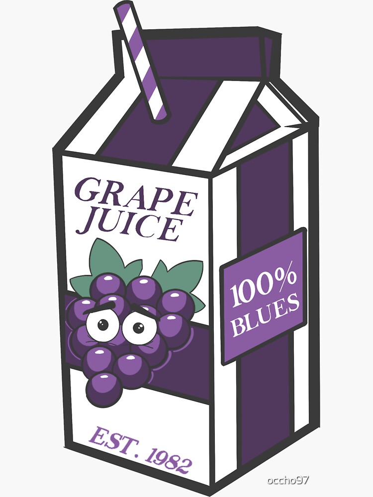 "Grape Juice Harry Styles Harry’s House Digital Design" Sticker by
