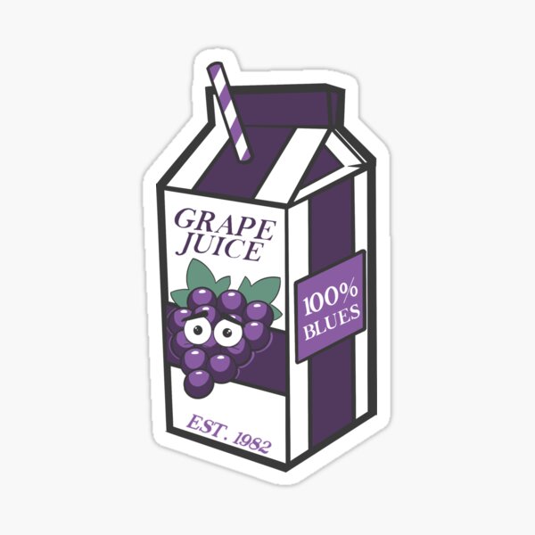 "Grape Juice Harry Styles Harry’s House Digital Design" Sticker by