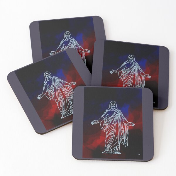 Item preview, Vintage Photograp latter day saints sister LDS Watercolor Jesus Logo designed and sold by PaulMulenix87.
