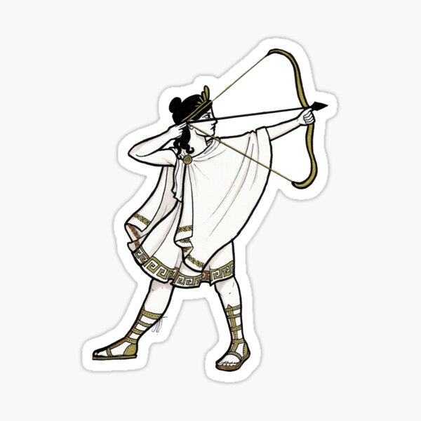 Sticker Artemis Redbubble