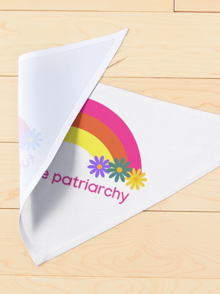 Alternate view of Fuck the Patriarchy Pet Bandana