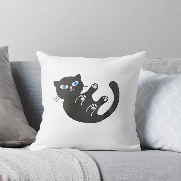 Item preview, Gato negro con flores vintage designed and sold by Devante5663.