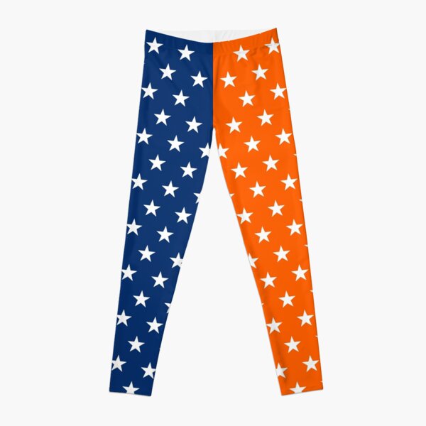 Blue and Orange Stars Leggings