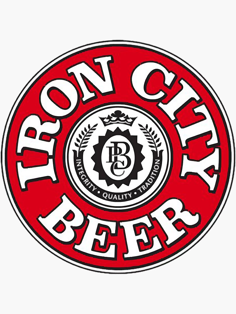 "iron city" Sticker for Sale by Catherineallagh Redbubble