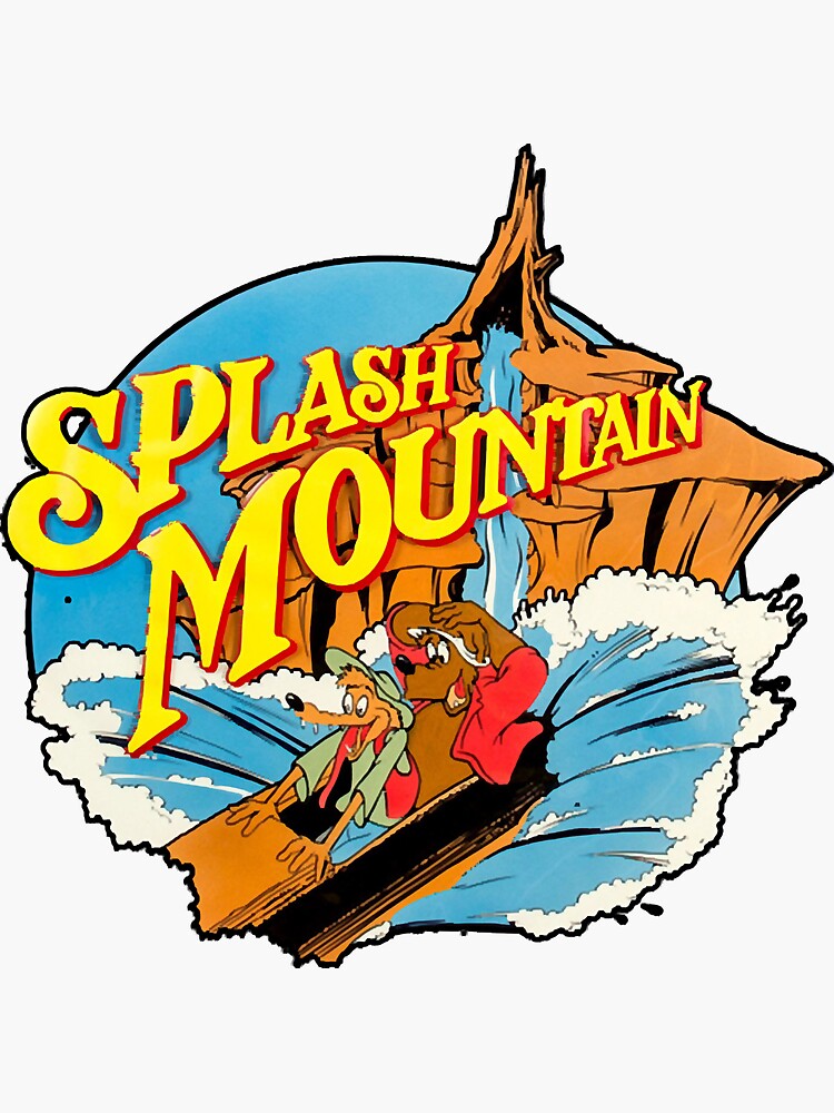 "Splash Mountain" Sticker for Sale by LooXiFer51 Redbubble