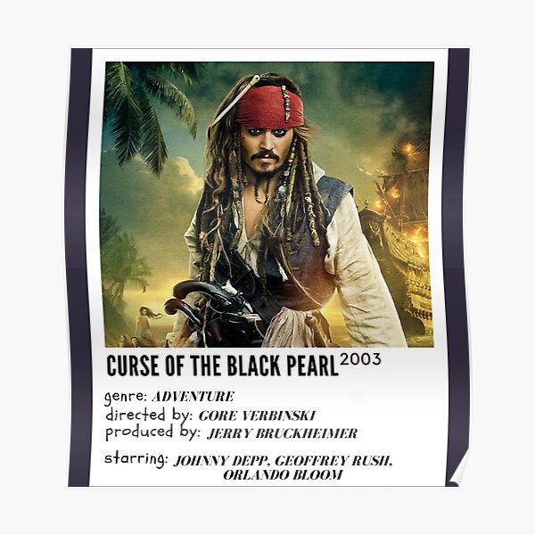 Will Turner Pirates of the Caribbean Mini Movie Poster